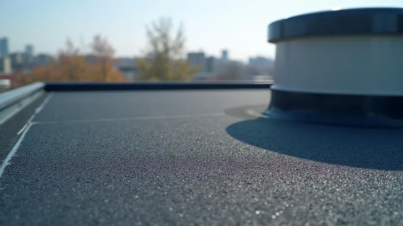 Commercial modified bitumen roof