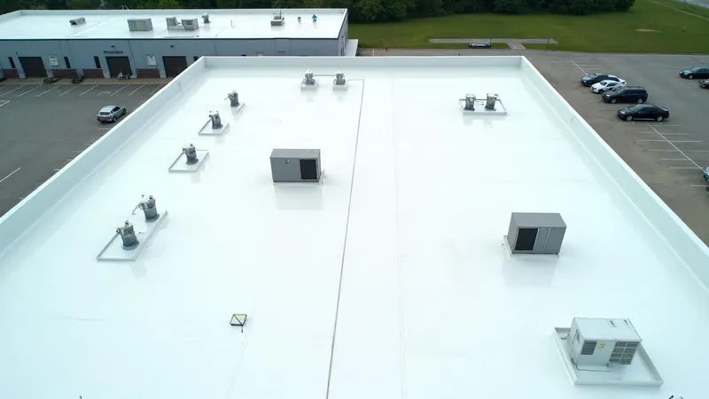 Commercial TPO membrane roof